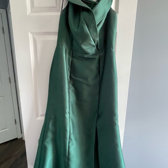 Alfred Sung satın emerald green dress - Picture 3 of 3